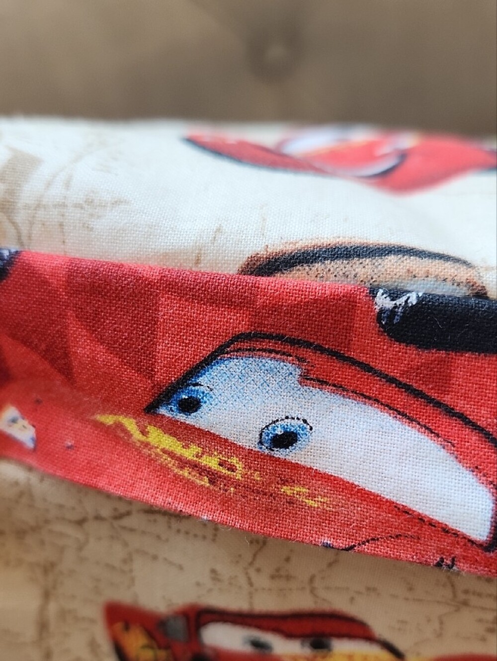 Disney's Cars Lightning McQueen And Tow Mater Character Pillow - Picture 3 of 3